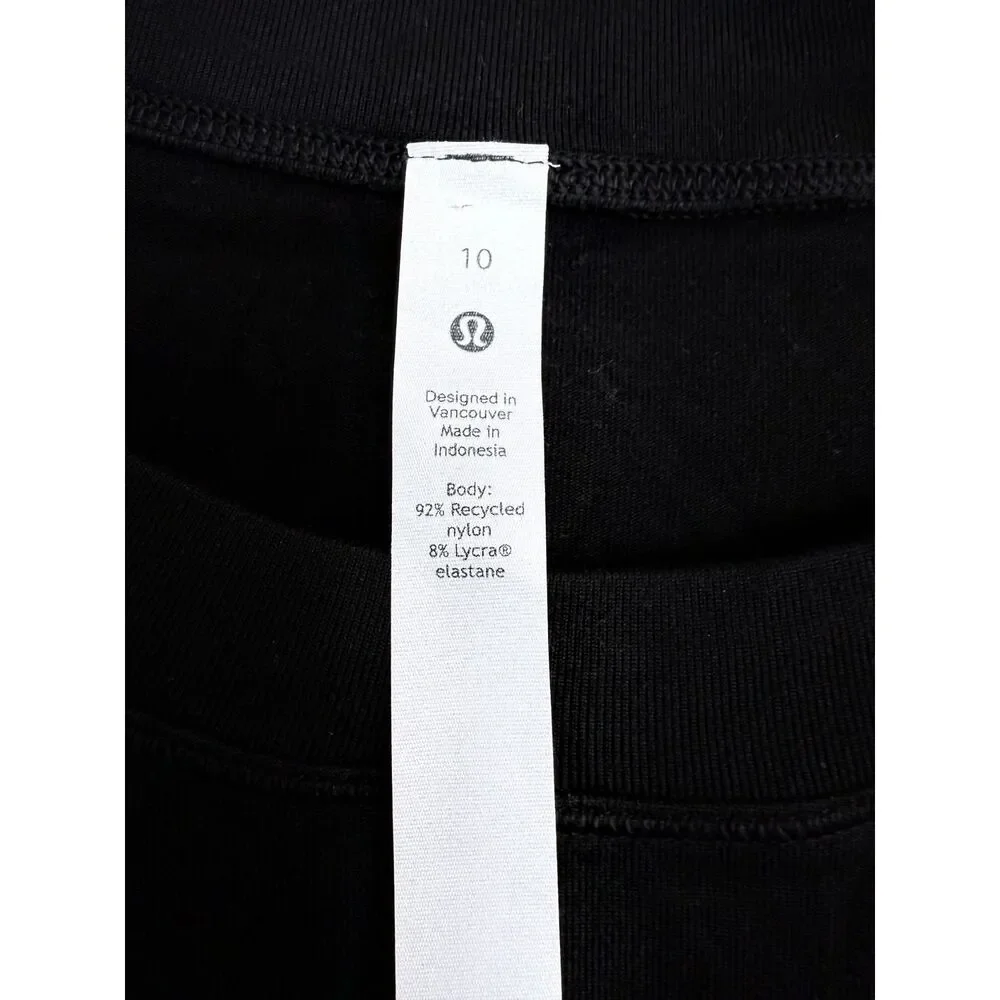 Lululemon It’s Rulu Run Long Sleeve Top - Black - Size 10‎
